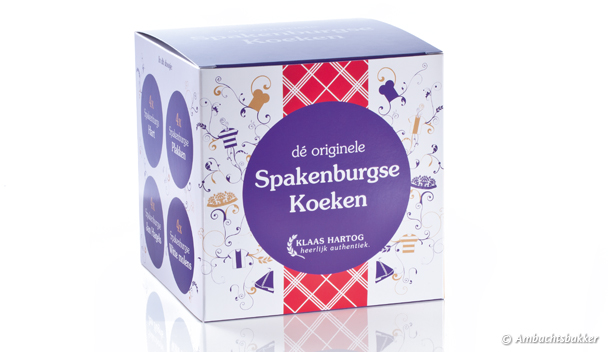 Spakenbursge koek cadeau-doosje